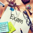 photo of exam materials